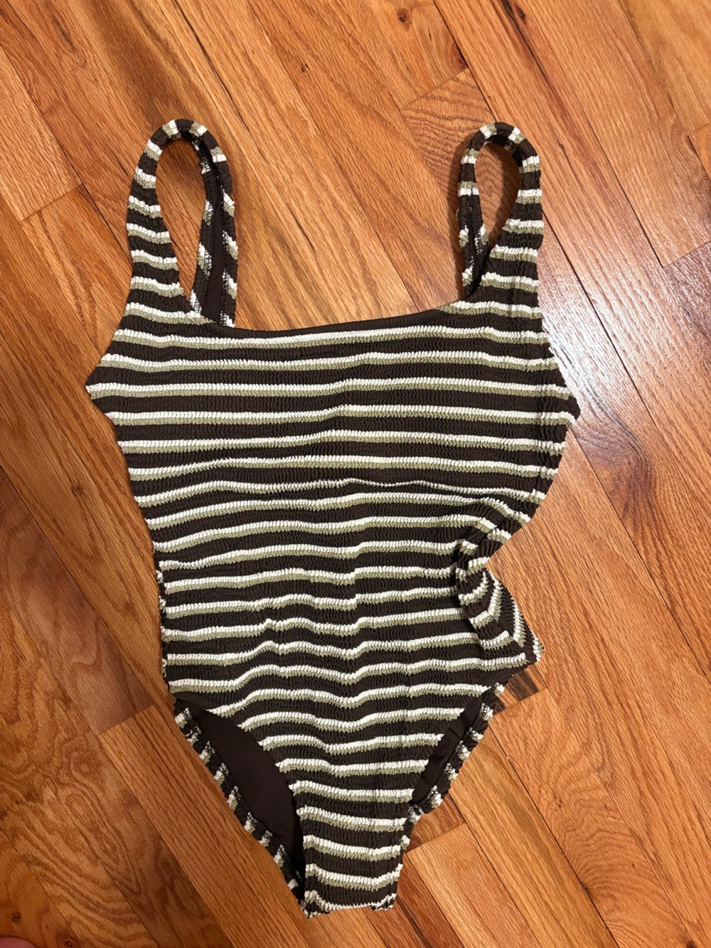 J. Crew Striped One-Piece